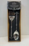 Global Market Serving Fork & Spoon Set New. Fixed Price $18.00.