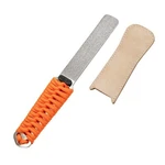 Sharpal 325/1200# Dual-grit Diamond Sharpening Stone With Leather Strop,paracord. Fixed Price $29.99.