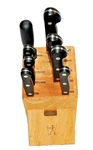 J.a. Henckels 8-PIECE Assorted Knife Set With Wood Block T2051. Fixed Price $79.99.