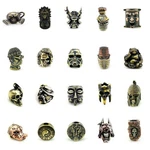 Knife Paracord Lanyards Skull Bead Brass Edc Rope Craft Pendant Diy For Spyderco. Fixed Price $19.99.