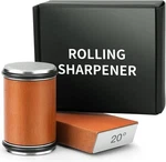 Rolling Knife Sharpener Tool: 2-IN-1, 15 & 20 Angles For Precision Edge. Fixed Price $14.99.