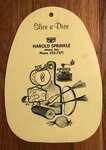 Harold Sprinkle Mobil Plastic Advertising Cutting Board - Ashland, Ohio (oh). Fixed Price $16.50.