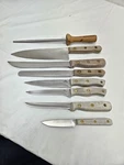 Wow!! Chicago Cutlery Knife Set W/ Block 11 Pcs Ten Knives Nice. Fixed Price $79.95.