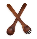 Lipper International 288 Cherry Finished Salad Servers, 13" Long, One Pair. Fixed Price $19.99.