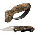 Accusharp Wheel Folding Knife/sharpener Set 2.5" Stainless Blade Aluminum Handle. Fixed Price $30.99.