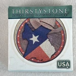 Thirstystone Natural Solid Sandstone Coasters Cork Back Set Of 4 Texas Lone Star. Fixed Price $18.00.