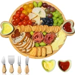 Charcuterie Boards,cute Bamboo Cheese Board,house Warming Gifts New Home,wedding. Fixed Price $23.98.