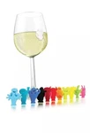 Vacu Vin Glass Markers Party People - Set Of 12 C5. Fixed Price $14.99.