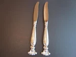 (one) Wallace Romance Of The Sea Sterling Flatware Lunch* KNIFE*9 1/8"LOTB*. Fixed Price $69.98.