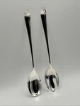 Studio Silversmiths 2-PIECE Silver-plated Salad Servers New In Box, Sealed. Fixed Price $14.24.