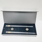 Donna Karan Lenox Chopsticks With Rest, Set Of 2, New Original Box. Fixed Price $39.99.