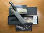 New Zwilling Kramer - Euroline Knife Damascus Collection 6.5'' Nakiri $526. Fixed Price $374.00.