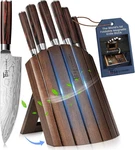 2026 Upgrade Knife Set 7 Piece Japanese Style Kitchen With Foldable Ma. Fixed Price $143.99.