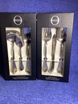 Oneida 3 Hostess Set & Serving Featuring 6 Pieces 18/10 Stain. Fixed Price $59.94.