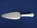 Aynsley Wild Tudor 9-1/2" Cake/pie Knife/server Flowers Gold Trim. Fixed Price $8.95.