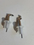 Stainless Steel Pourer Spout For Olive Oil Wine Bottle With Flip Top 2 Pack. Fixed Price $9.99.