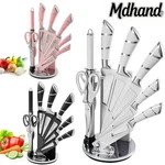 Knife Set 9 Pcs High Carbon Steel Super Sharp Kitchen Chef Knives. Fixed Price $12.99.