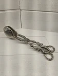 Vintage Godinger Silver Plated Nautical Shell Seahorse Salad Tongs Server. Fixed Price $23.99.