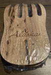 Alaskan Bear Claw Pasta Salad Server Sealed Wooden Hands, Made. Fixed Price $14.99.