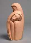 Haeger Pottery Lovers Embrace 6051 Statue Art Deco Large 18 Pink Vintage. Fixed Price $89.95.