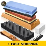 Intelitopia Knife Sharpening Stone Set 400/1000 3000/8000 With Accessories. Fixed Price $56.99.