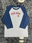 Vintage 1990S Boston Red Sox 3/4 Sleeve Baseball Shirt Brand Gray Size Large. Fixed Price $40.00.