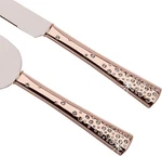 Creative Gifts International Cake Knife Server Set, Rose Gold Handle With. Fixed Price $86.99.