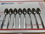Bakers & Chefs Brazil Stainless Nsf Flatware Set Of 8 Teaspoons. Fixed Price $10.00.