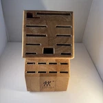 J.a. Henckels Zwilling 19 Slot Hardwood Natural Block Kitchen Knife Storage. Fixed Price $28.99.