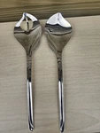 2 Wmf Aspen Cromargan Stainless Salad Servers 18/10 Flatware Glossy 9 1/4" Korea. Fixed Price $6.99.
