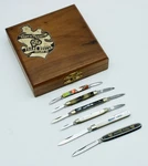 1977-1994 Fight'n Rooster Frank Buster 6 Pc Set Of Miniatures & Pen Knives. Fixed Price $256.49.