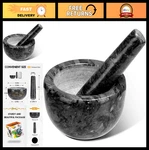 Tera Marble Mortar And Pestle Set Small Bowl Solid Stone Grinder Spice Herb. Fixed Price $30.99.