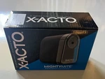 X-acto Mighty Mite Electric Pencil Sharpener, Black/silver (19501/19501X). Fixed Price $15.99.