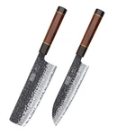 Hoshanho High Carbon Steel Kitchen Knives Set Japanese Chef Knife Nakiri. Fixed Price $79.99.