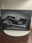 Godinger Silver Plated Cheese Board New Box Palm Tree Design. Fixed Price $40.00.