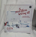 Ulta Beauty Serving Platter Set 4 Plates. Fixed Price $20.00.