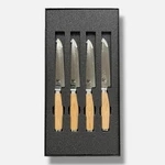 Shun Premier Blonde Damascus-clad Blade Steak Knife 4-PIECE Set. Fixed Price $327.25.