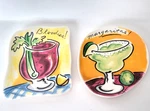 Mud Pie Tracy Flickinger Margaritas & Bloodies Tidbit Tray Small Plates Set. Fixed Price $15.59.