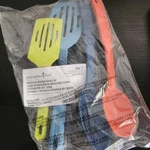Pampered Chef Multicolor Kitchen Utensil Set (2436) Two Spatuala, Spoon New. Fixed Price $25.00.