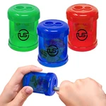 Pencil Sharpeners, 3 Pack Blue Dual Hole With Receptacle Sha.... Fixed Price $10.98.