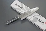Kanetsune Santoku Kitchen Knife 6.5" VG-1 Steel Blade Black Smooth Wood Handle. Fixed Price $111.59.