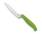 Spyderco Knives Z-cut Kitchen Knife Cutlery Green Plainedge K14PGN. Fixed Price $24.95.