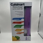 Cuisinart 12-PIECE Kitchen Knife Set, Multicolor Advantage Cutlery, C55-01-12PCK. Fixed Price $29.95.