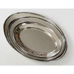 3 Pc. Stainless Steel Oval Serving Set 14 In, 16 18. Fixed Price $50.75.