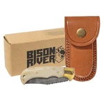 Customized For You Bison River 3/4" Bone Folding Knife With Damascus Blade And. Fixed Price $71.99.