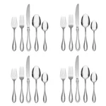 Oneida American Harmony Stainless Steel 20PC. Flatware Set (service For Four). Fixed Price $59.99.