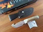 Joker Desmogue-d Skinning Knife 4.33 Mova Blade Deer Antler Handle From Spain. Fixed Price $111.69.