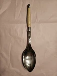 Laguiole Jean Dubost (france) Ivory Stainless Serving Spoon. Fixed Price $20.00.