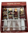 Set Debbie Mumm Spreaders Charcuterie Meat Cheese Sledding 12832 Nos Christmas. Fixed Price $15.99.