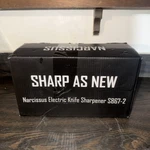 Narcissus Electric Knife Sharpener, Diamond Abrasives 6000 Rpm Model S867-2 New. Fixed Price $47.95.
